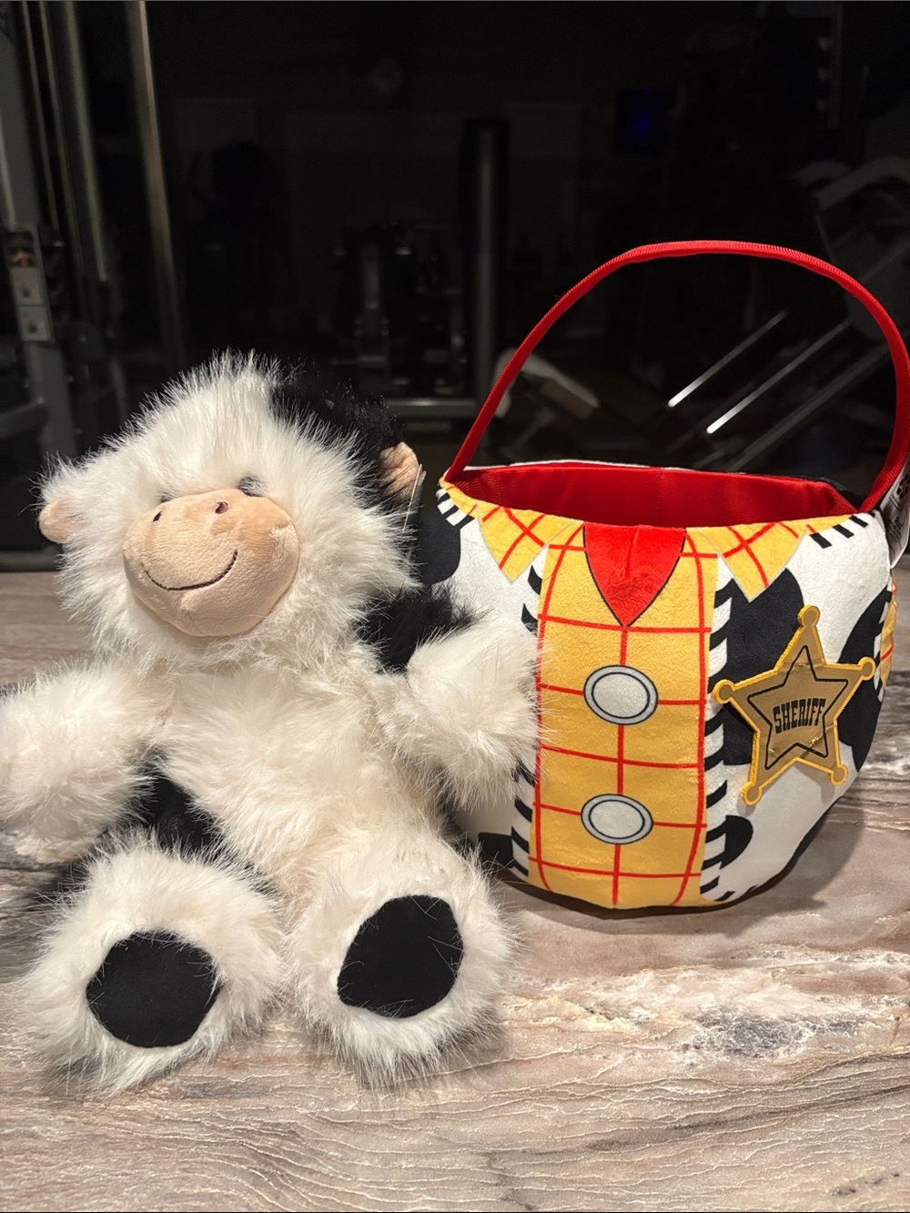 Toy Story  Trick or Treat Bag and Plush Cow